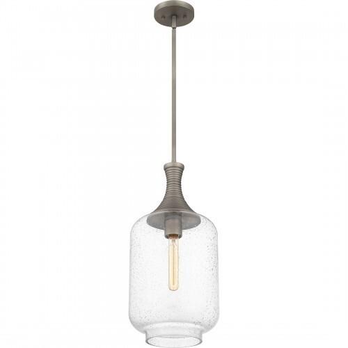 Quoizel QPP6197AN Quoizel Piccolo Pendant Md pendant 1 light antique nickel Mini Pendant