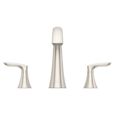 Pfister Brushed Nickel Weller 3-hole Roman Tub, Trim Only RT6-5WRK