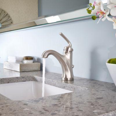 Pfister Brushed Nickel Arterra Single Control Lavatory Faucet LG42-DE0K