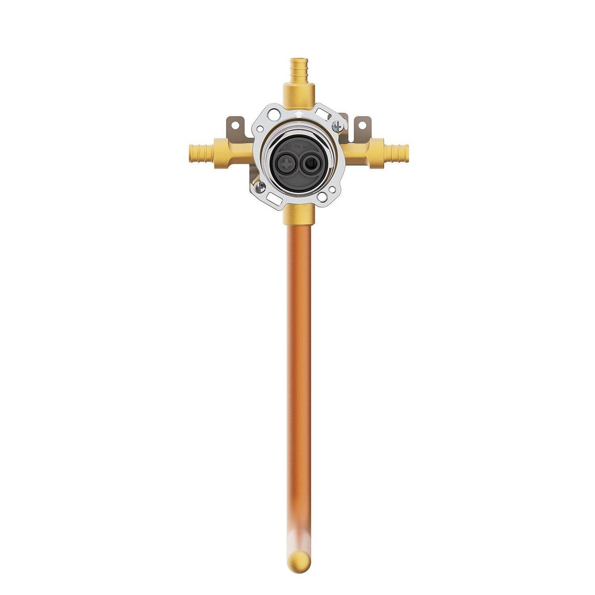 Gerber G00GS504T No Finish Treysta Tub & Shower Valve- Crimp Pex Connection With ...