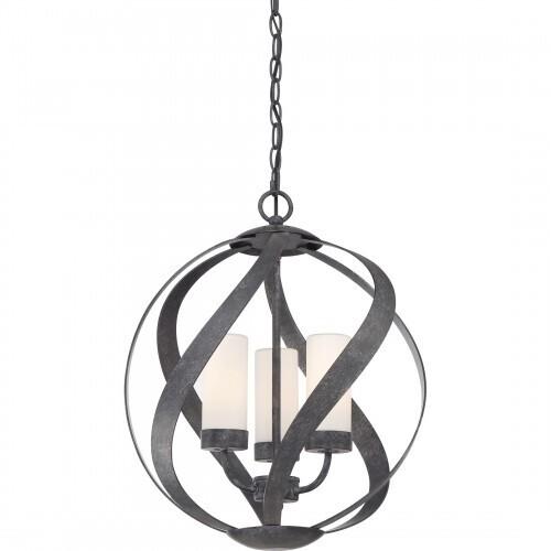 Quoizel BMS2816OK Blacksmith Pendant 3 lights old black Pendant