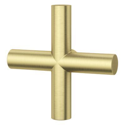 Pfister Brushed Gold Single Cross Handle for Slide Bar Kit HHL-G16TNTBG