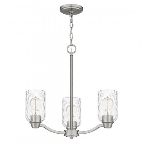 Quoizel ACA5020BN Acacia Chandelier 3 lights brushed nickel Chandelier