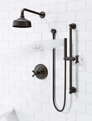 Pfister Tuscan Bronze Tisbury 1-handle Tub & Shower, Trim Only LG89-8TBY