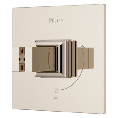 Pfister Polished Nickel Shower Valve Only Trim Without Handles