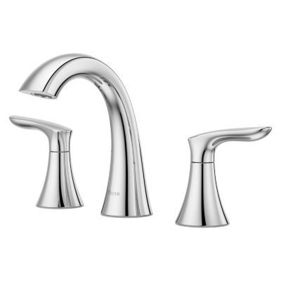 Pfister Polished Chrome Weller Widespread Bath Faucet LG49-WR0C