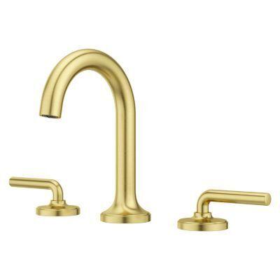 Pfister Brushed Gold 2-handle 8" Widespread Bathroom Faucet LG49-TNT3BG