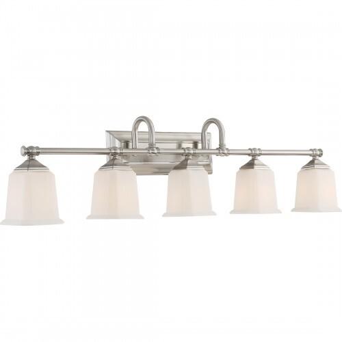 Quoizel NL8605BN Nicholas Bath fixture 5 light brsh nikl Bath Light