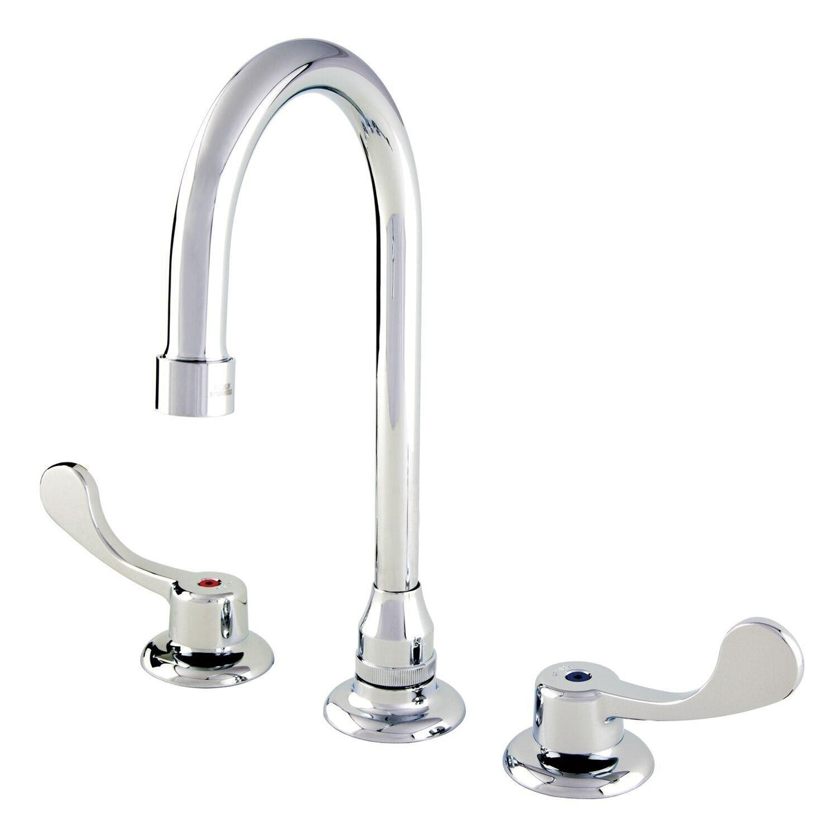 Gerber GC04410561 Chrome Commercial Two Handle Widespread Lavatory Faucet W/ Wrist BL...