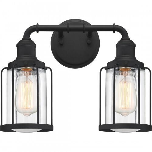 Quoizel LUD8615EK Ludlow Bath 2 light earth black Bath Light