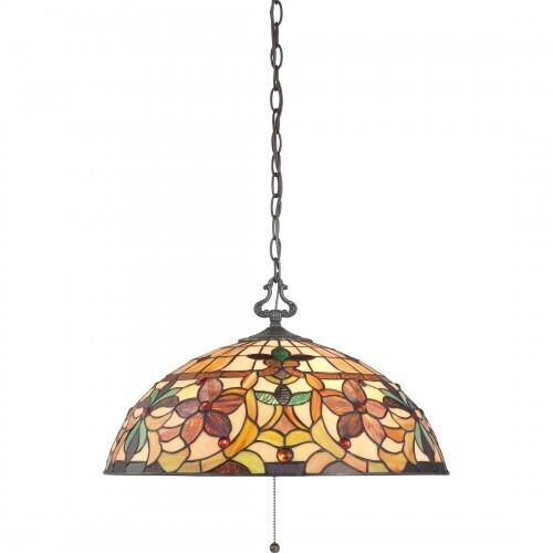 Quoizel TF878CVB Kami Pendant tif vintage bronze 20" Pendant