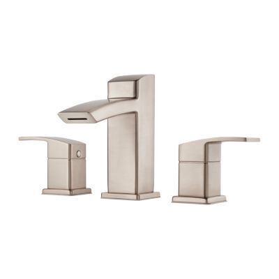 Pfister Brushed Nickel Kenzo Widespread Bath Faucet LG49-DF2K