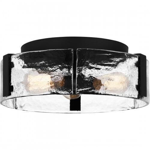 Quoizel QFL5636MBK Quoizel Flush Mount Flush mount 3 lights matte black Flush Mount