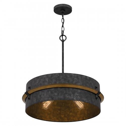 Quoizel QOP5336OK Lariat Pendant 3 lights old black Pendant
