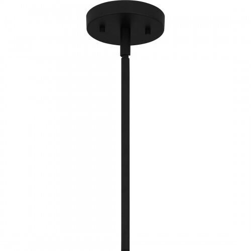 Quoizel PNG638MBK Penning Linear chandelier 6 lights matte black Island Light