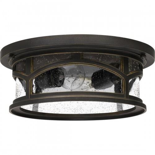 Quoizel MBH1613PN Marblehead Outdoor flushmount palladian bronze Outdoor Lantern