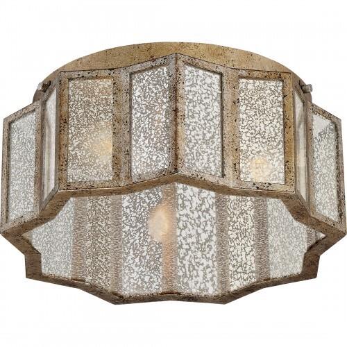 Quoizel SRE1616AGL Shrine Flush mount 16"d aged gold Flush Mount