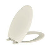 Gerber G0099213 White Adjustable Slow Close Elongated Toilet Seat With Cover