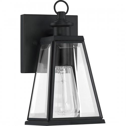 Quoizel PAX8305MBK Paxton Outdoor wall 1 light matte black Outdoor Lantern