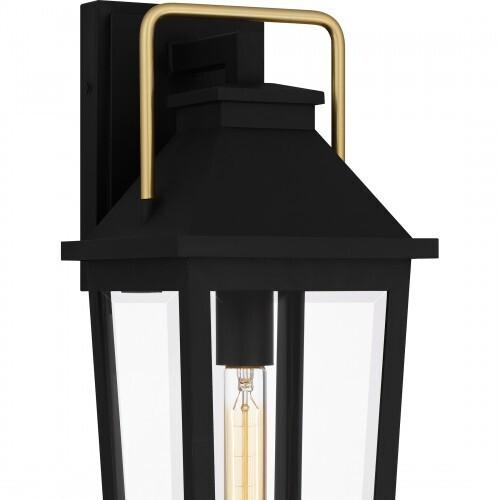 Quoizel BUK8407MBK Buckley Outdoor wall 1 light matte black Outdoor Lantern