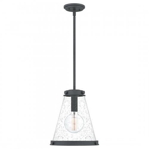 Quoizel QP5260MB Bristol Mini pendant 1 light mottle black Mini Pendant