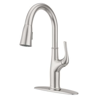 Pfister Stainless Steel 1-handle Pull-down Kitchen Faucet LG529-HGS