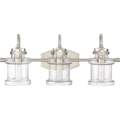 Quoizel DNY8603BN Danbury Bath fixture 3 light brsh nickel Bath Light