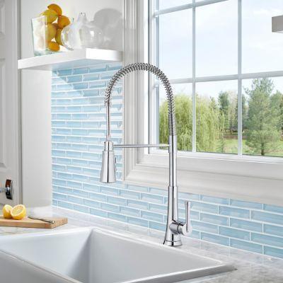 Pfister Polished Chrome Zuri Culinary Kitchen Faucet LG529-MCC