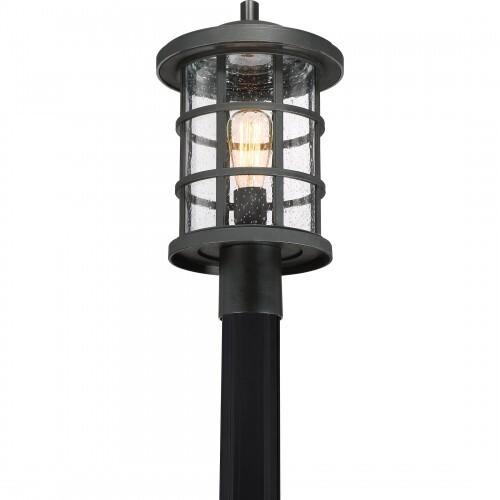 Quoizel CSE9010EK Crusade Outdoor post earth black Outdoor Lantern