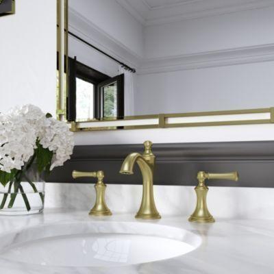 Pfister Brushed Gold 2-handle 8" Widespread Bathroom Faucet LG49-TB0BG
