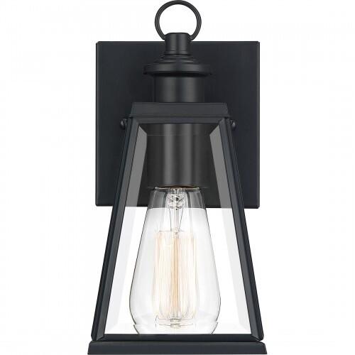 Quoizel PAX8305MBK Paxton Outdoor wall 1 light matte black Outdoor Lantern