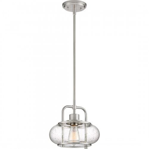 Quoizel TRG1510BN Trilogy Mini pendant 1 light brsh nkl Mini Pendant