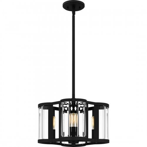 Quoizel QP6193MBK Quoizel Pendant Pendant 4 lights matte black Pendant