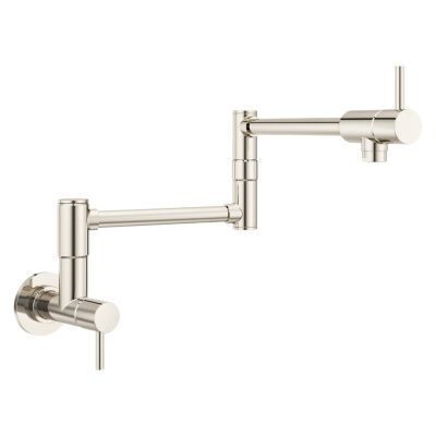 Pfister Polished Nickel 2-handle Pot Filler Faucet GT533-PFD
