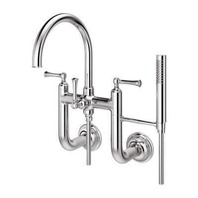 Pfister Polished Chrome Tisbury Wall Mounted Tub Filler LG6-3TBC