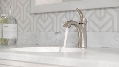 Pfister Brushed Nickel Weller Single Control Bath Faucet LG42-WR0K