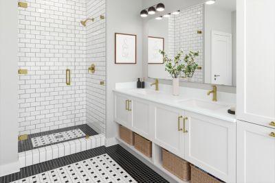 Pfister Brushed Gold Single Control Bathroom Faucet LG42-COL0BG