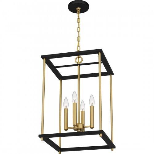 Quoizel KNW2814MBK Kynwyd Pendant 4 lights matte black Pendant