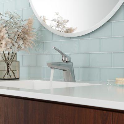 Pfister Polished Chrome Arkitek Single Control Lavatory Faucet LG42-LPMC