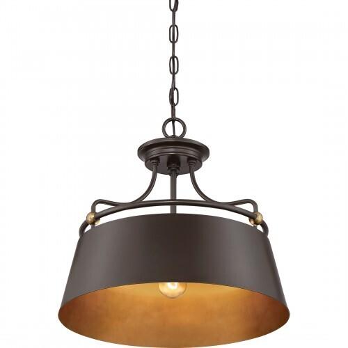 Quoizel FV2818WT Fairview Pendant western bronze 3lts Pendant