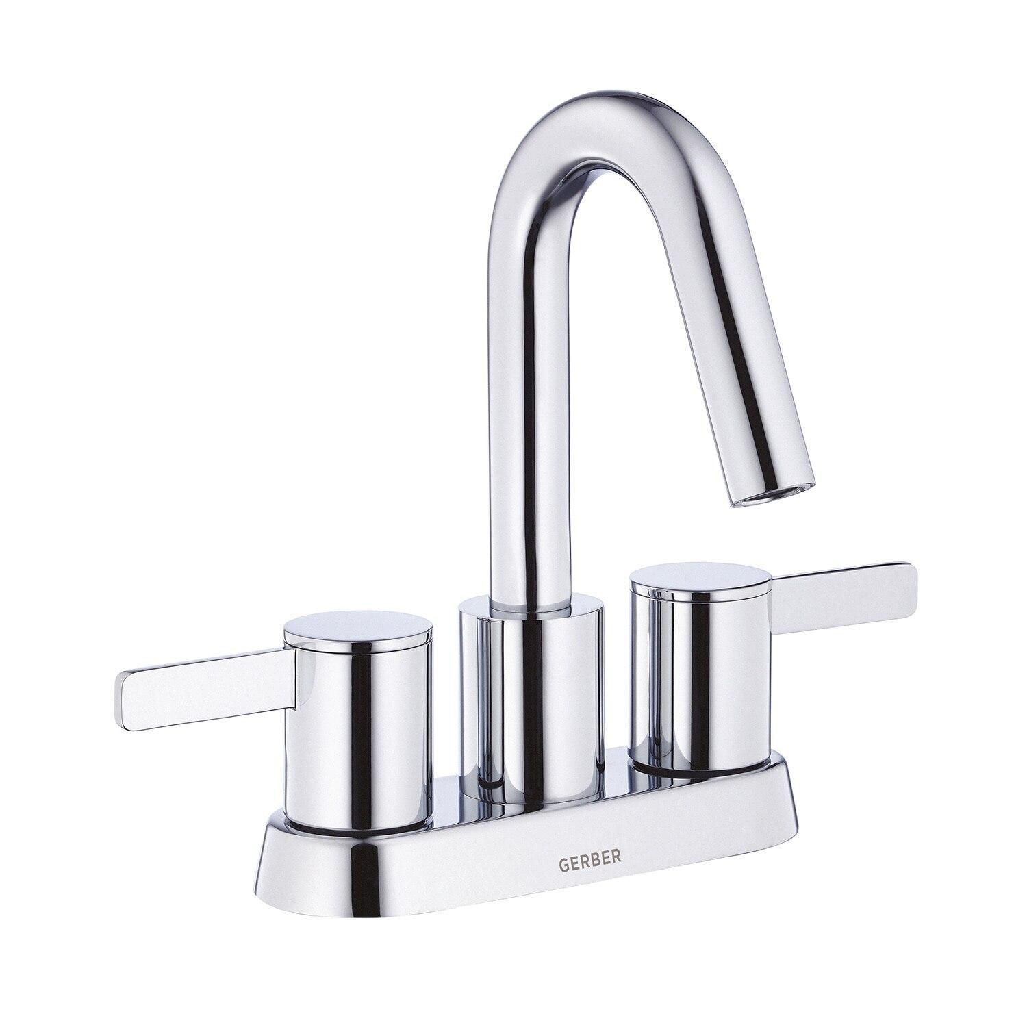 Gerber D301130 Chrome Amalfi Two Handle Centerset Lavatory Faucet