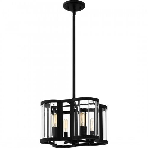 Quoizel QP6193MBK Quoizel Pendant Pendant 4 lights matte black Pendant