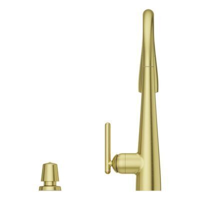 Pfister Brushed Gold 1-handle Pull-down Kitchen Faucet GT529-SMBG