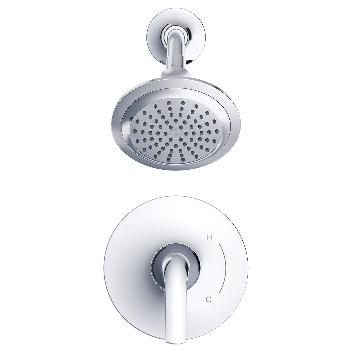 Gerber D501534BSTC Satin Black Lemora Shower-only Trim Kit, 1.75GPM