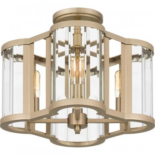 Quoizel QSF6193BGD Quoizel Semi-Flush Mount Semi flush 4 lights bronze gold Semi-Flush Mount