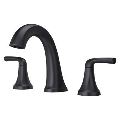 Pfister Matte Black 2-handle 8" Widespread Bathroom Faucet LG49-MCA0B
