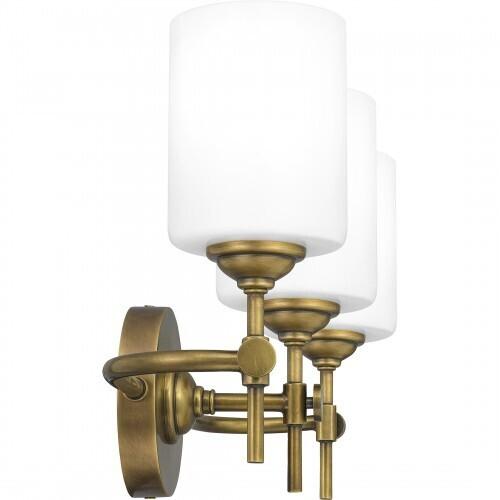 Quoizel ARI8622WS Aria Bath 3 lights weathered brass Bath Light