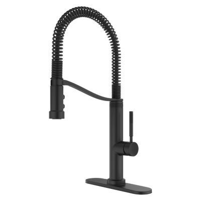 Pfister Matte Black Culinary Kitchen Faucet GT529-BRUB