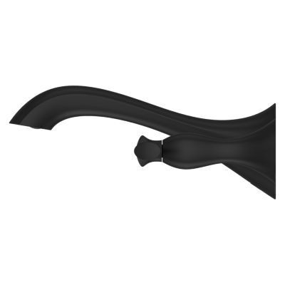 Pfister Matte Black 2-handle Wall Mount Bathroom Faucet LG49-RH4B