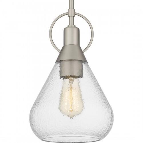 Quoizel QPP6187BN Quoizel Piccolo Pendant Mini pendant 1 light brushed nickel Mini Pendant